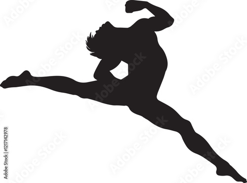Gymnast Silhouette