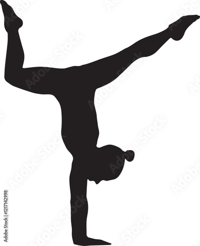 Gymnast Silhouette