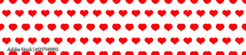 Red heart seamless pattern