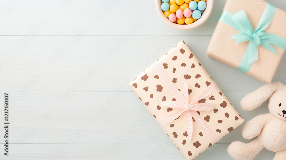 Obraz premium animal print kid chocolates