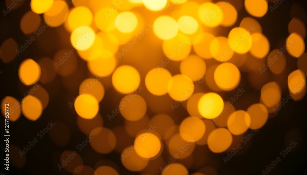 Golden Bokeh Lights Background, Abstract Festive Sparkle Golden Bokeh Lights Background, Abstract Festive Sparkle