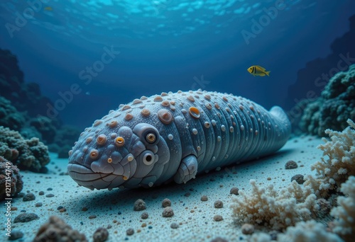 Unique underwater creature photo