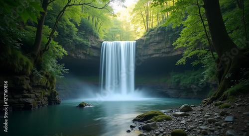 waterfall in the forest