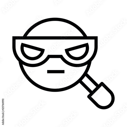 Fraudulent vector icon