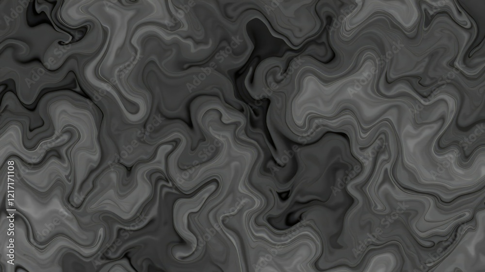 Gray and black abstract background with organic, swirly patterns resembling clouds or smoke, cloud, vapor Gray and black abstract background with organic, swirly patterns resembling clouds or smoke, cloud, vapor