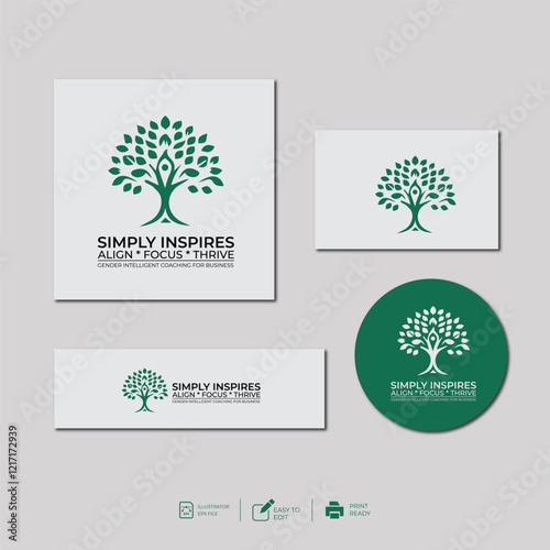 Logo template design ideas vector