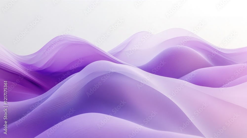 Obraz premium Abstract purple waves background, design element