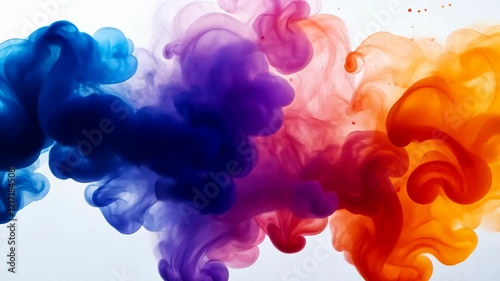 A watercolor splash isolated on white background.