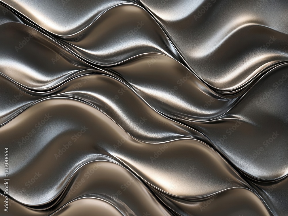 abstract monochromatic fluid art with rippling metallic waves and organic shapes, deep contrasts and smooth gradients creating optical illusion abstract monochromatic fluid art with rippling metallic waves and organic shapes, deep contrasts and smooth gradients creating optical illusion