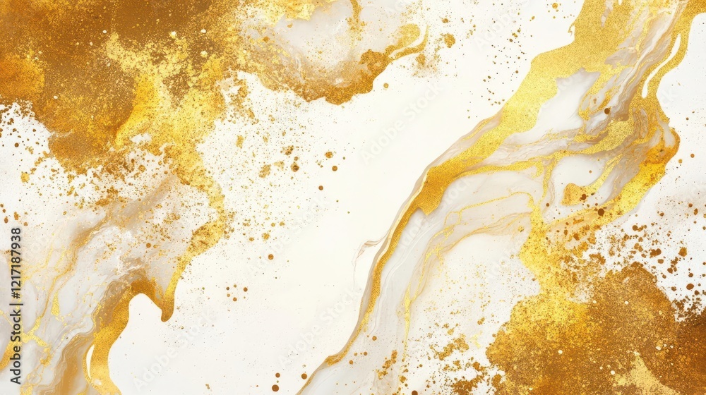 abstract flowing gold and white marble texture, luxury seamless pattern with metallic veining, high contrast elegant design abstract flowing gold and white marble texture, luxury seamless pattern with metallic veining, high contrast elegant design