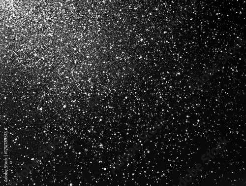 dynamic black and white noise pattern with organic grain texture, high contrast abstract composition, cinematic mood