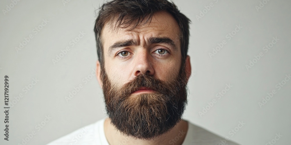 Obraz premium Man with beard