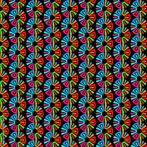 Pattern design art with color
