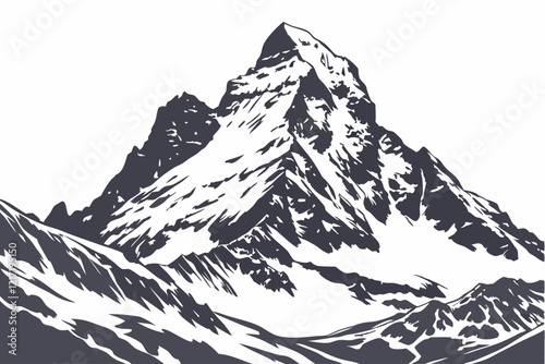 mountain vector