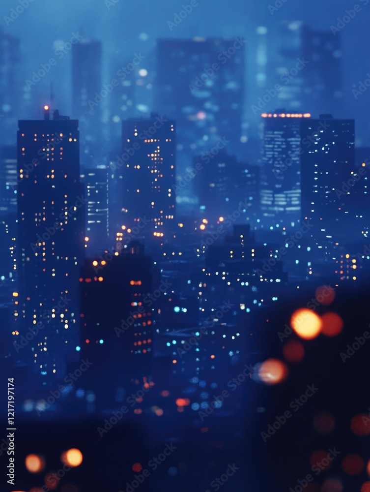 Obraz premium Cityscape at Night