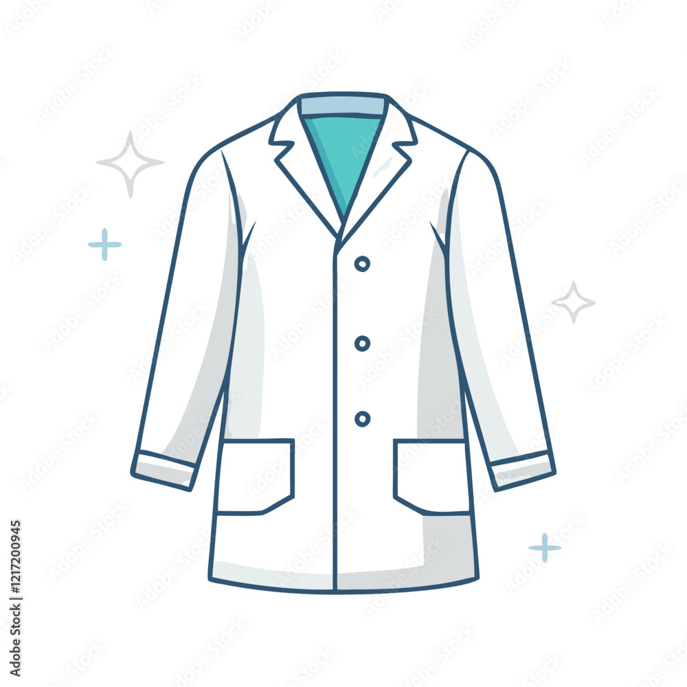lab coat icon, lab coat vector illustration-simple illustration of lab coat, perfect for lab coat logos and icons lab coat icon, lab coat vector illustration-simple illustration of lab coat, perfect for lab coat logos and icons