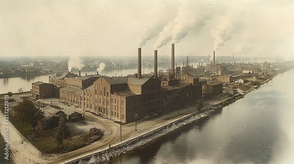 Dramatic shift from an agricultural economy to an industrial one with factories replacing farms and workers moving into the cities for jobs Dramatic shift from an agricultural economy to an industrial one with factories replacing farms and workers moving into the cities for jobs