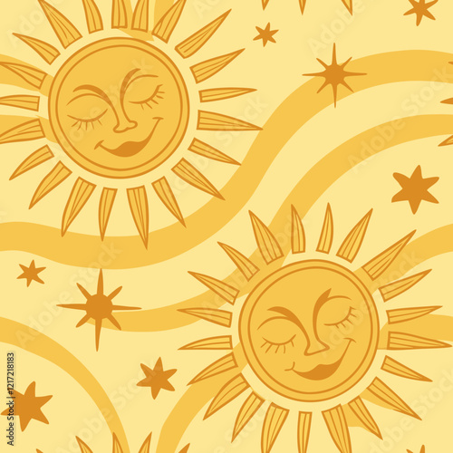 Seamless sunshine background with soft yellow and warm orange hues blending gently, radiating hope and positivity for childhood cancer awareness.