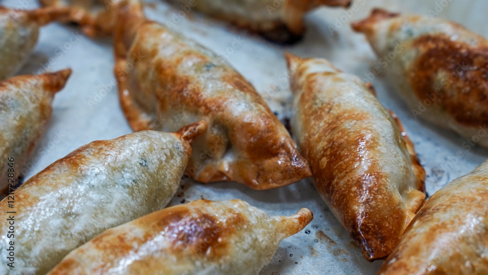 Grilled dumplings