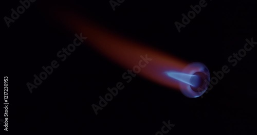 A CloseUp View of a flame gun, Gas burner, Hand burner