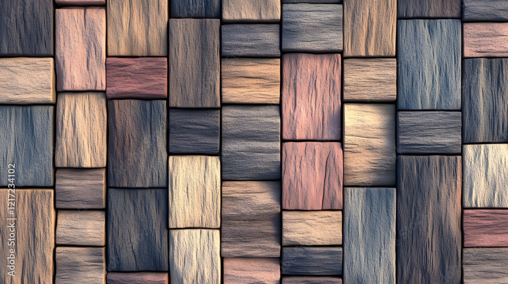 Earthy Mosaic Tile Pattern Design in High Quality Photorealistic Style Earthy Mosaic Tile Pattern Design in High Quality Photorealistic Style