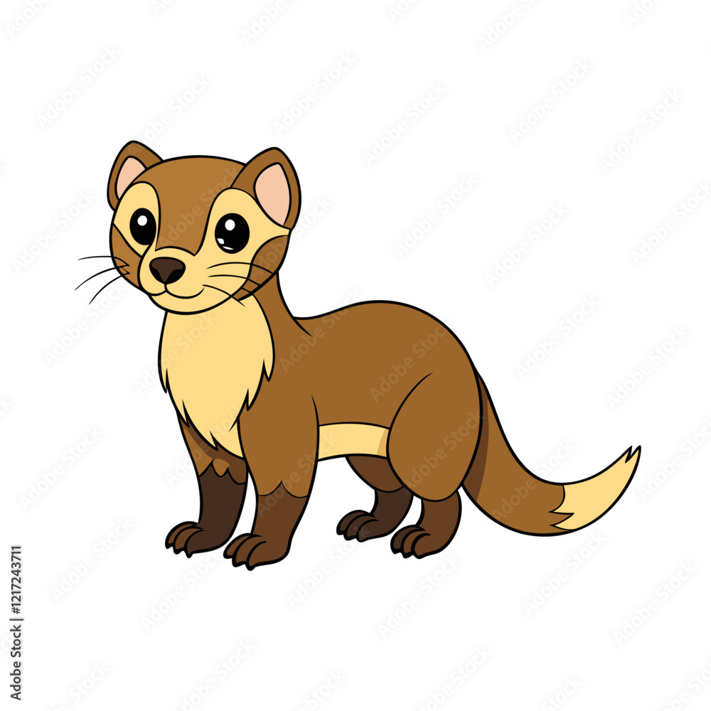 Obraz premium cartoon cat