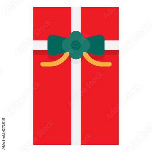 Obraz na płótnie red gift box with bow w salonie