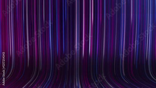 Colorful curly lines