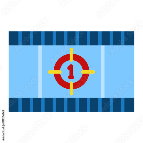 Cinema Countdown Icon Style