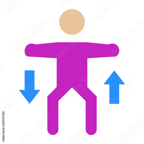 Squat Icon Style