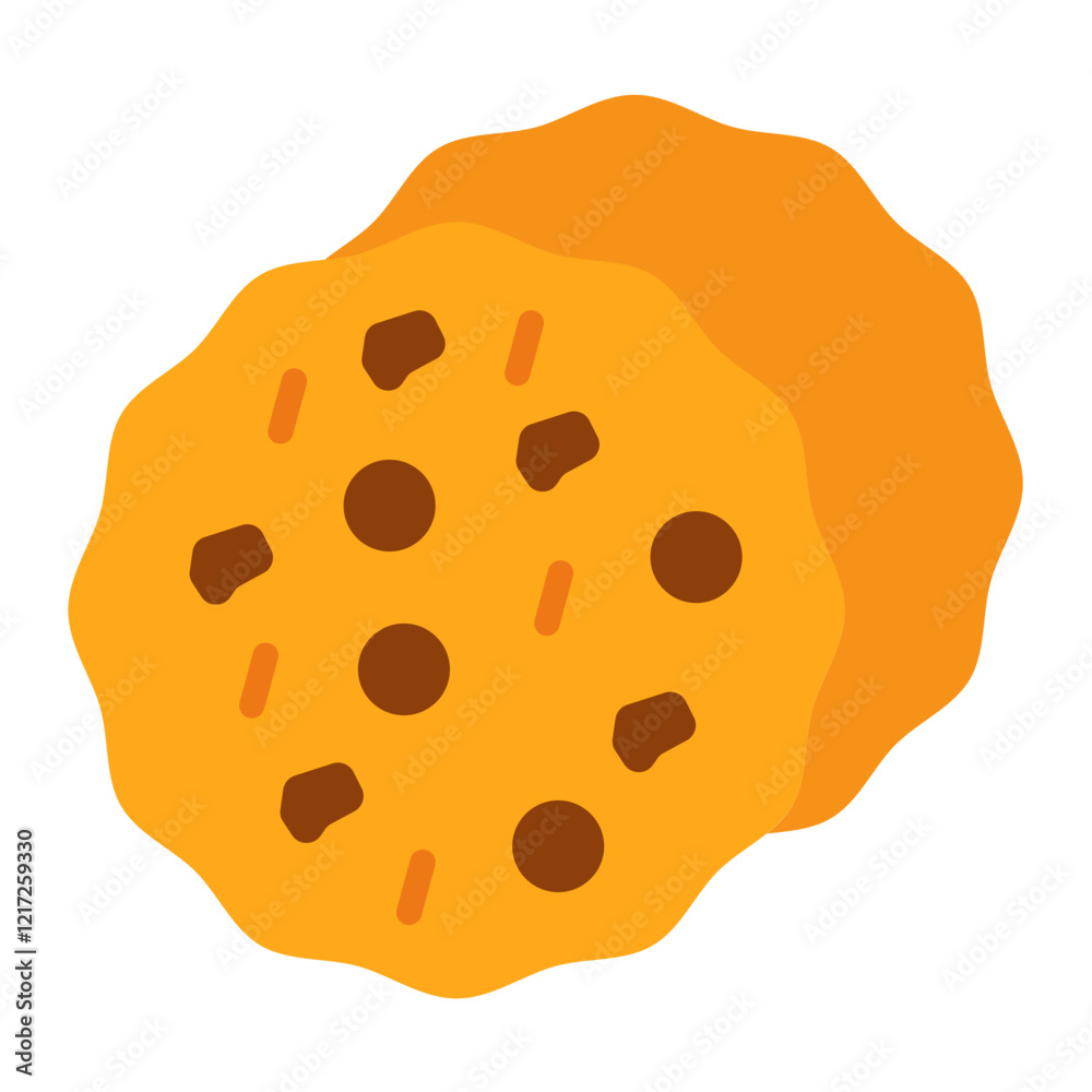 Chocolate Chip Icon Style Chocolate Chip Icon Style