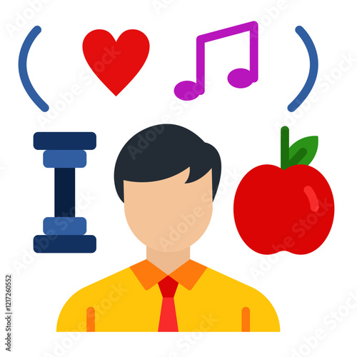 Digital Lifestyle Icon Style
