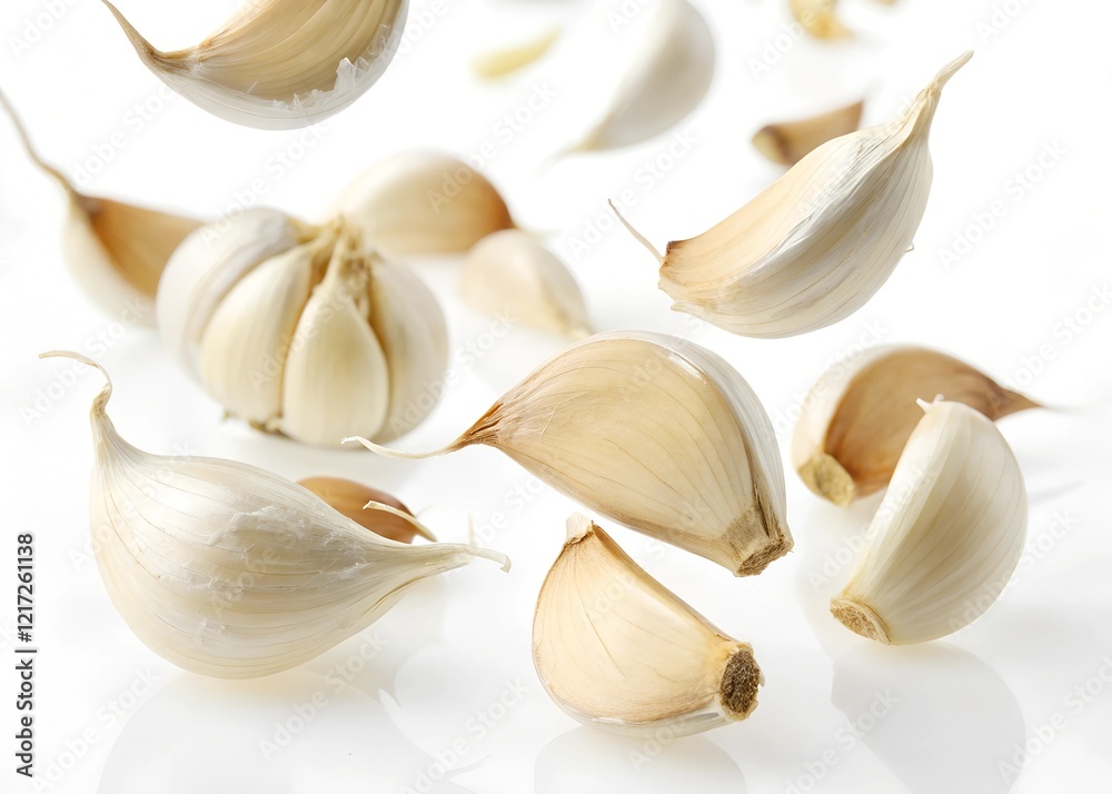 Fototapeta premium garlic and cloves