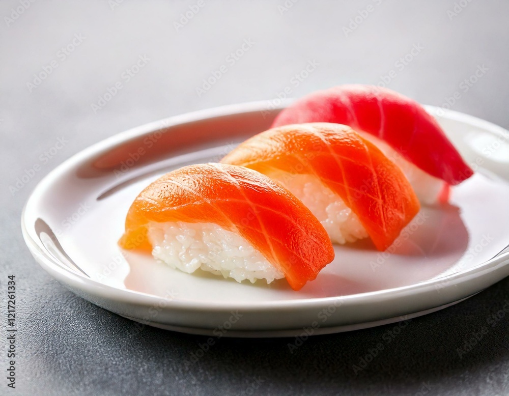 Generated imageAssorted Sushi Platter with Nigiri and Rolls 07