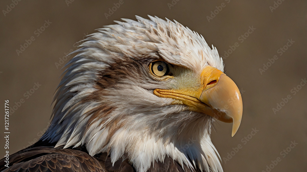 Close up portrait of a bald eagle Close up portrait of a bald eagle