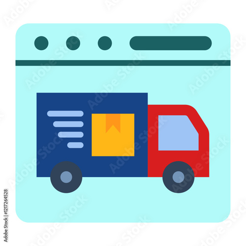 Express Shipping Icon Style