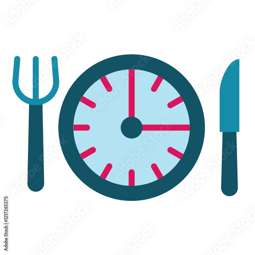 Intermittent Fasting Icon Style