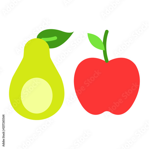 Low Fat Diet Icon Style