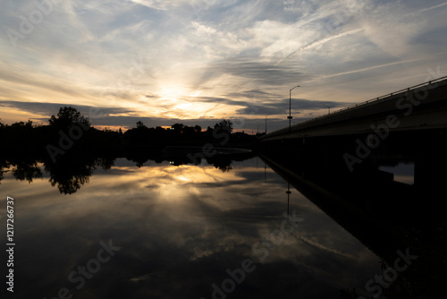 Wallpaper Mural Bridge over Water Torontodigital.ca