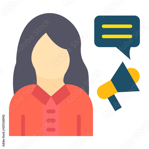 Influencer Female Icon Style