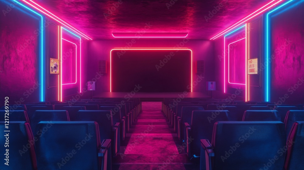 a classic movie theatre and modern a classic movie theatre and modern
