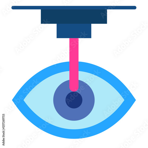 Laser Vision Correction Icon Style