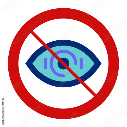Legal Blindness Icon Style