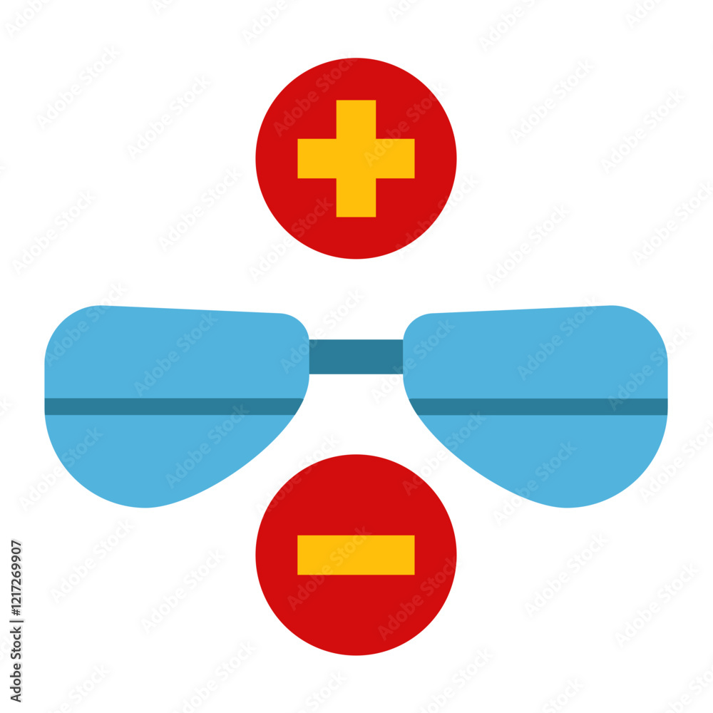 Fototapeta premium Multifocal Icon Style