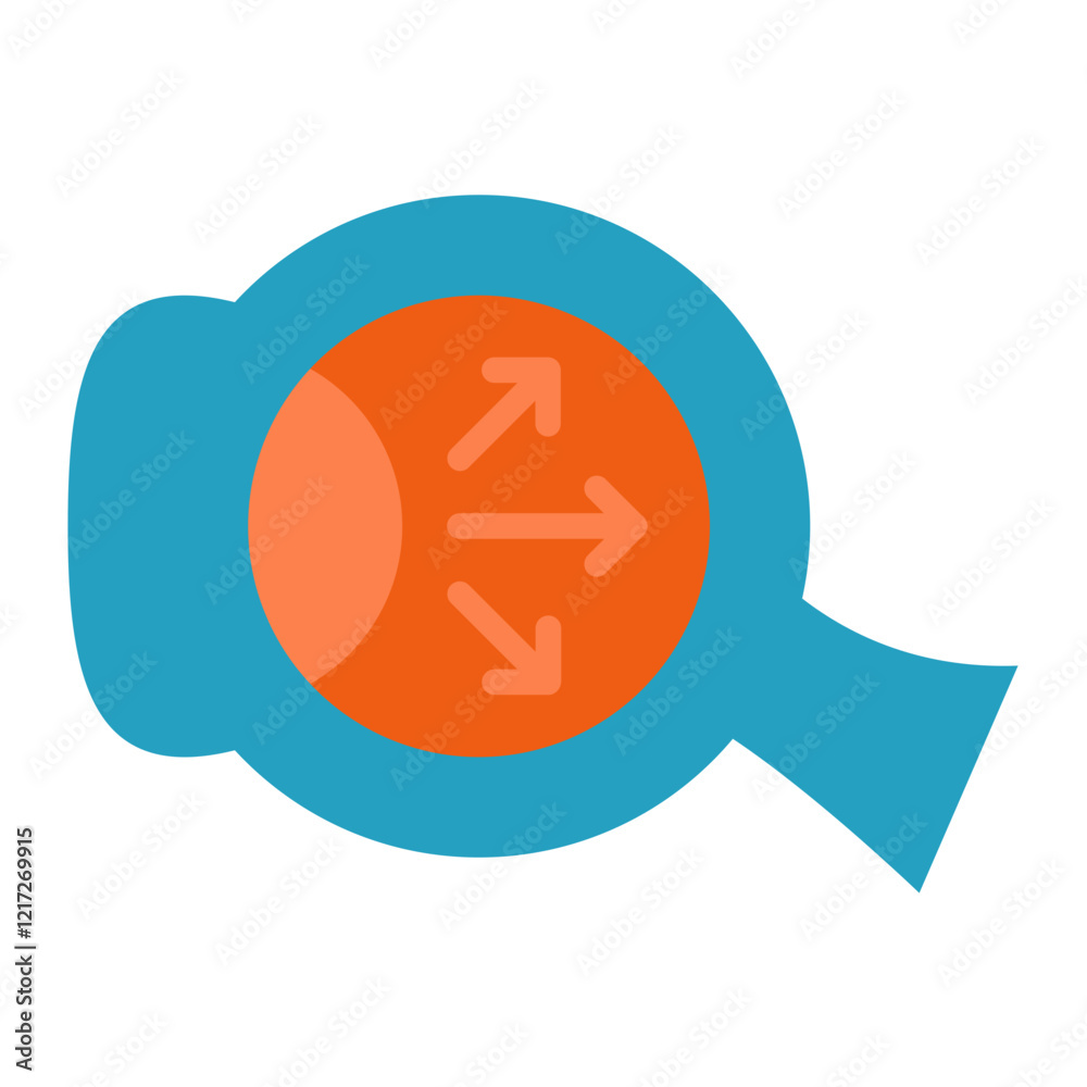 Ocular Hypertension Icon Style Ocular Hypertension Icon Style