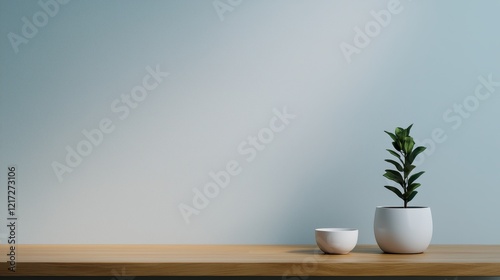 Wallpaper Mural Modern Modular Shelving in a Kitchen with Neatly Arranged Decorative Elements Torontodigital.ca