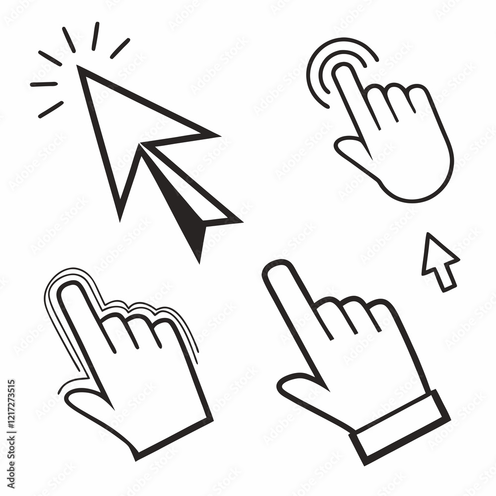 Fototapeta premium vector cursor