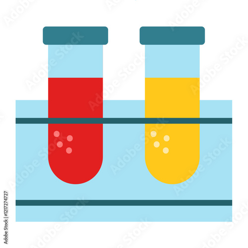 Blood Samples Icon Style
