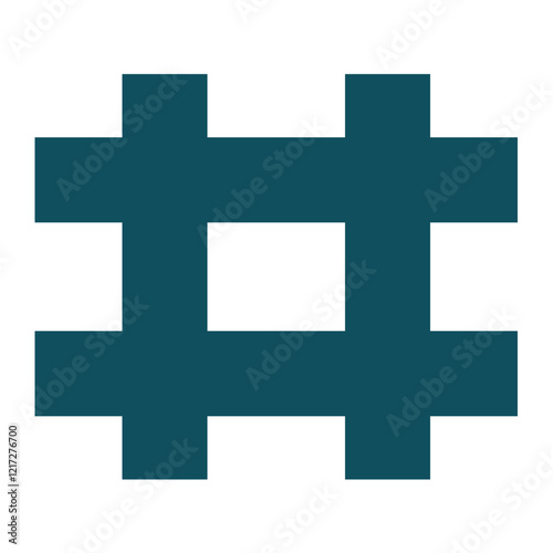 Hashtag Icon Style