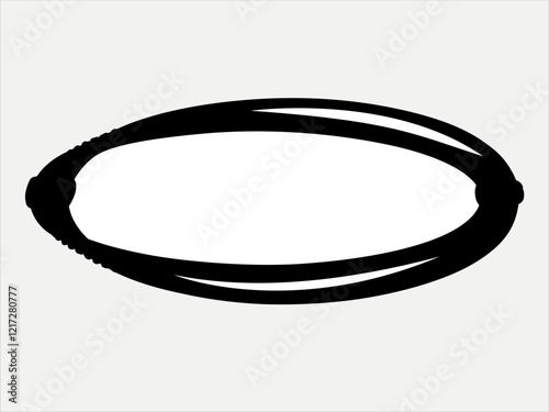 silhouette of bracelet in vector